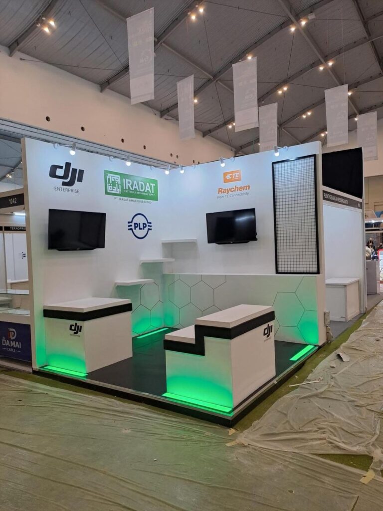 Booth pameran DJI 2023 – Dua Latar Production