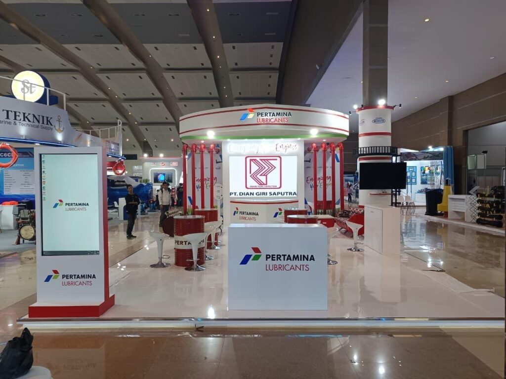 Booth pameran Pertamina 2022 – Dua Latar Production