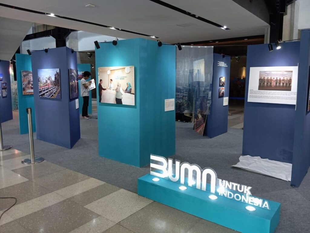 Signage exhibition BUMN 2022 – Dua Latar Production